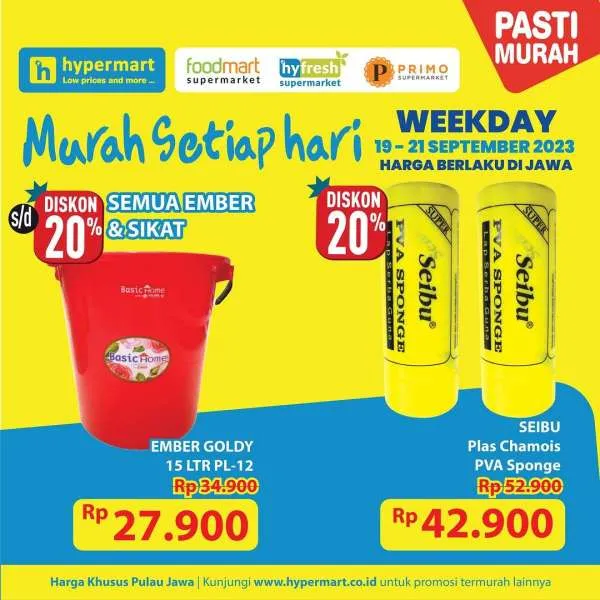 Promo Hypermart Hyper Diskon Weekday Periode 19-21 September 2023