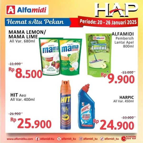 Promo Alfamidi Hemat Satu Pekan Periode 20-22 Januari 2025