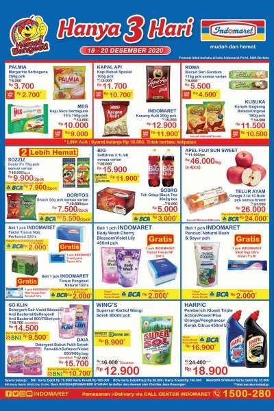 Promo JSM Indomaret Hanya 3 Hari 18-20 Desember 2020