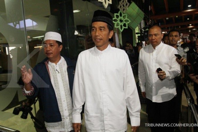 Di Mekkah, Jokowi berdoa supaya pilpres lancar