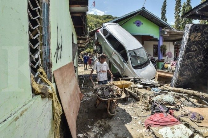 Dari kerugian bencana Rp 141 triliun, hanya dikover asuransi 1,31%