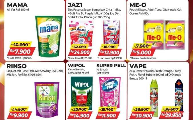 Promo Alfamart Paling Murah Sejagat Berlaku Hari Ini (13/7), Mama Lemon Rp 7.900