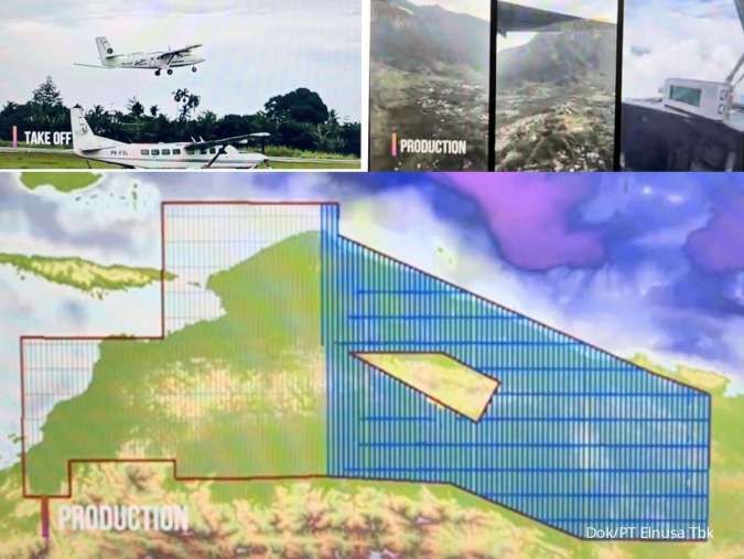 Perdana, Elnusa Lakukan Survey Sub Surface Menggunakan Teknologi Pesawat Udara