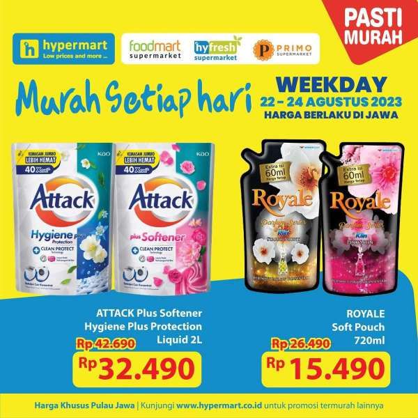 Katalog Harga Promo Hypermart Terbaru 22-24 Agustus 2023, Promo Diskon Weekday