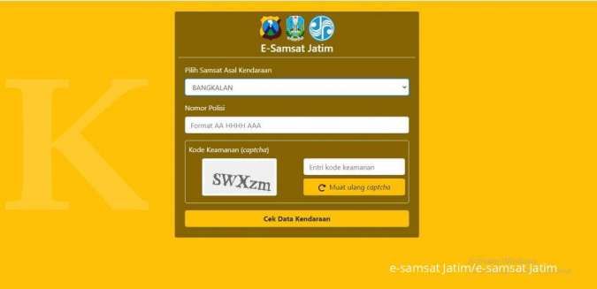 ​Cara bayar pajak kendaraan online di Jawa Timur melalui E-Samsat Jatim