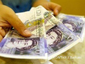 Poundsterling bergerak dipengaruhi rilis ekonomi