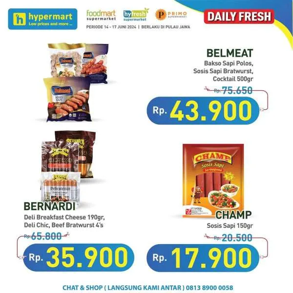 Promo JSM Hypermart Hyper Diskon Weekend Periode 14-17 Juni 2024