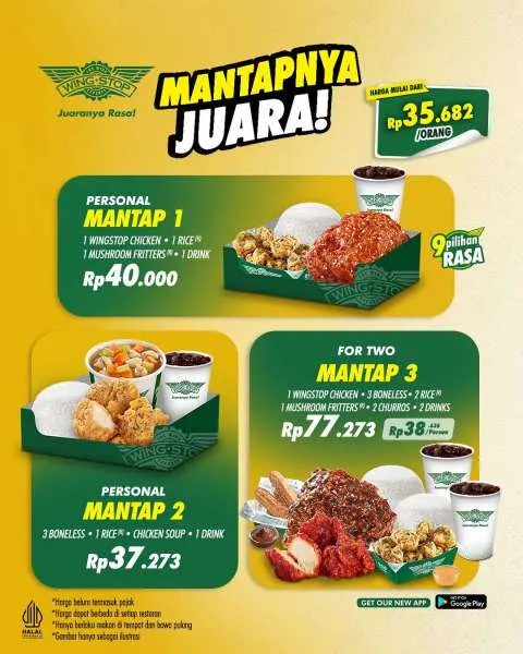 Promo Wingstop Mantapnya Juara Personal