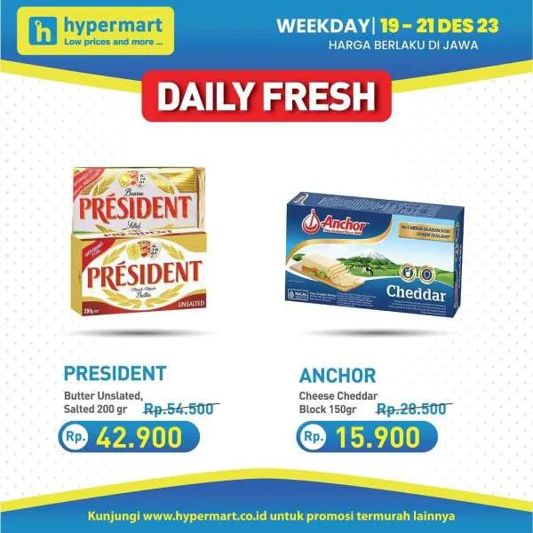 Promo Hypermart Hyper Diskon Weekday Periode 19-21 Desember 2023