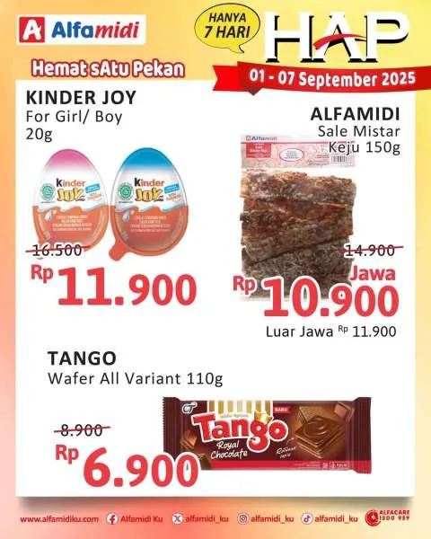Promo Alfamidi Hemat Satu Pekan Periode 1-7 September 2025