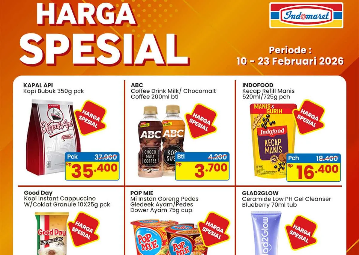 Promo Indomaret 10-23 Februari 2026, Sabun Hingga Kecap Harga Spesial