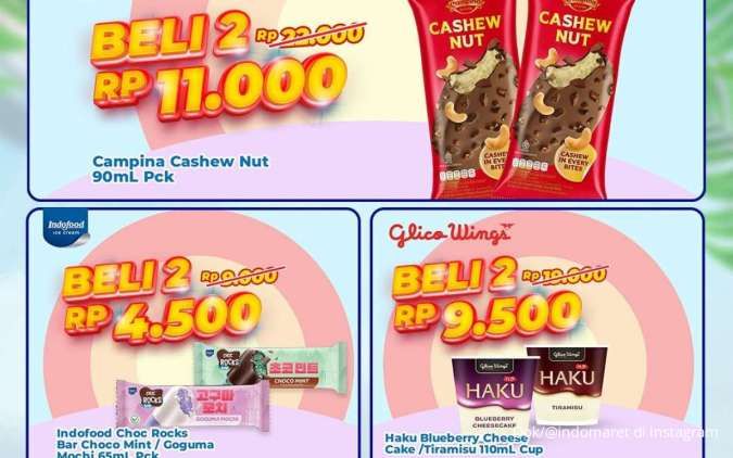 Promo Es Krim Weekend di Indomaret 19 Januari 2025, Beli 2 Cuma Rp 4.500 Saja