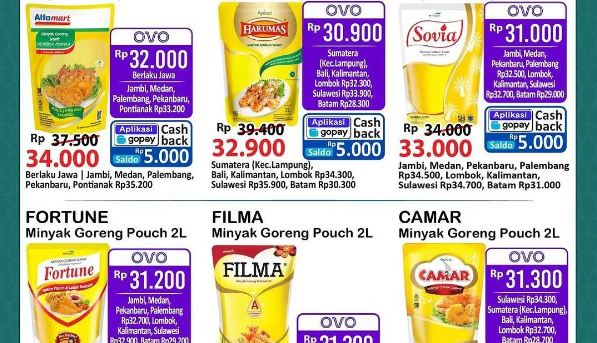 Promo JSM Alfamart Minyak Goreng Harga Spesial Ramadhan, Hemat dengan OVO dan Gopay