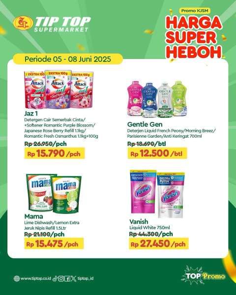 Promo KJSM Tip Top 5-8 Juni 2025