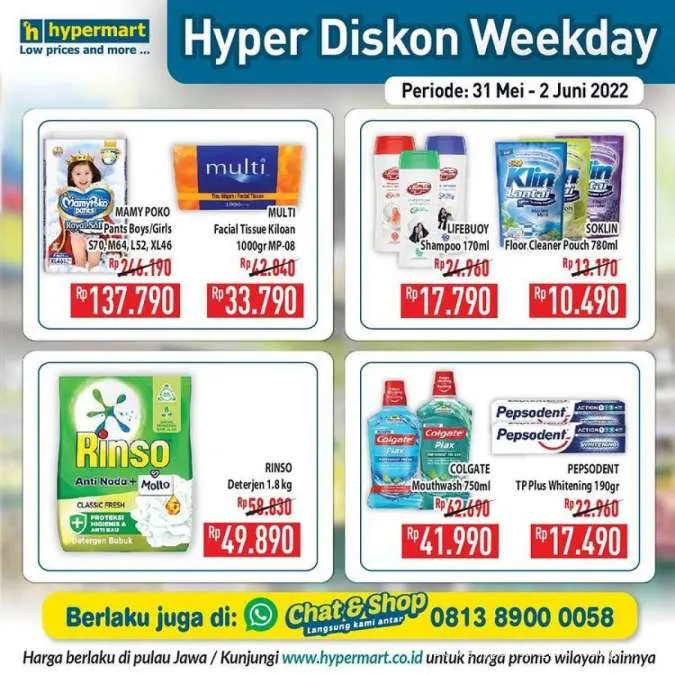 Promo Hypermart Mulai 31 Mei-2 Juni 2022