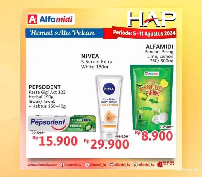 Promo Alfamidi Hemat Satu Pekan Periode 5-11 Agustus 2024