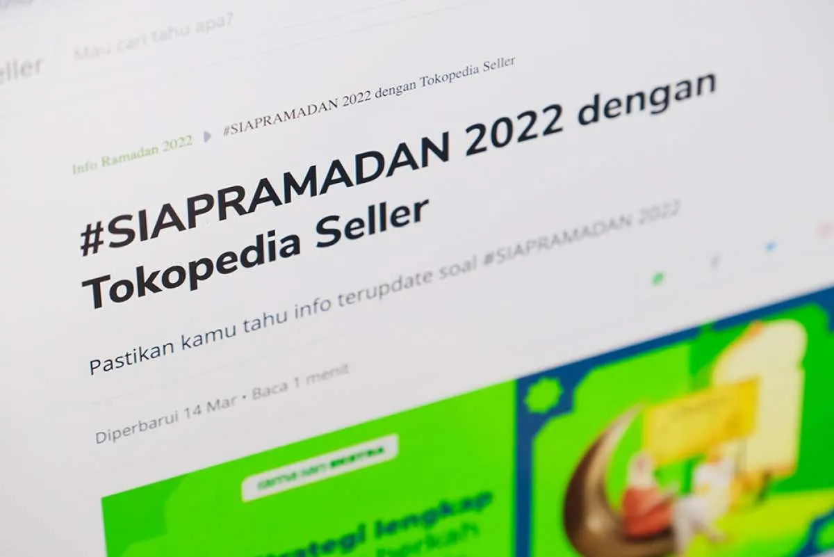 Intip Tren Jual Beli Online di Tokopedia Jelang Ramadan 2022