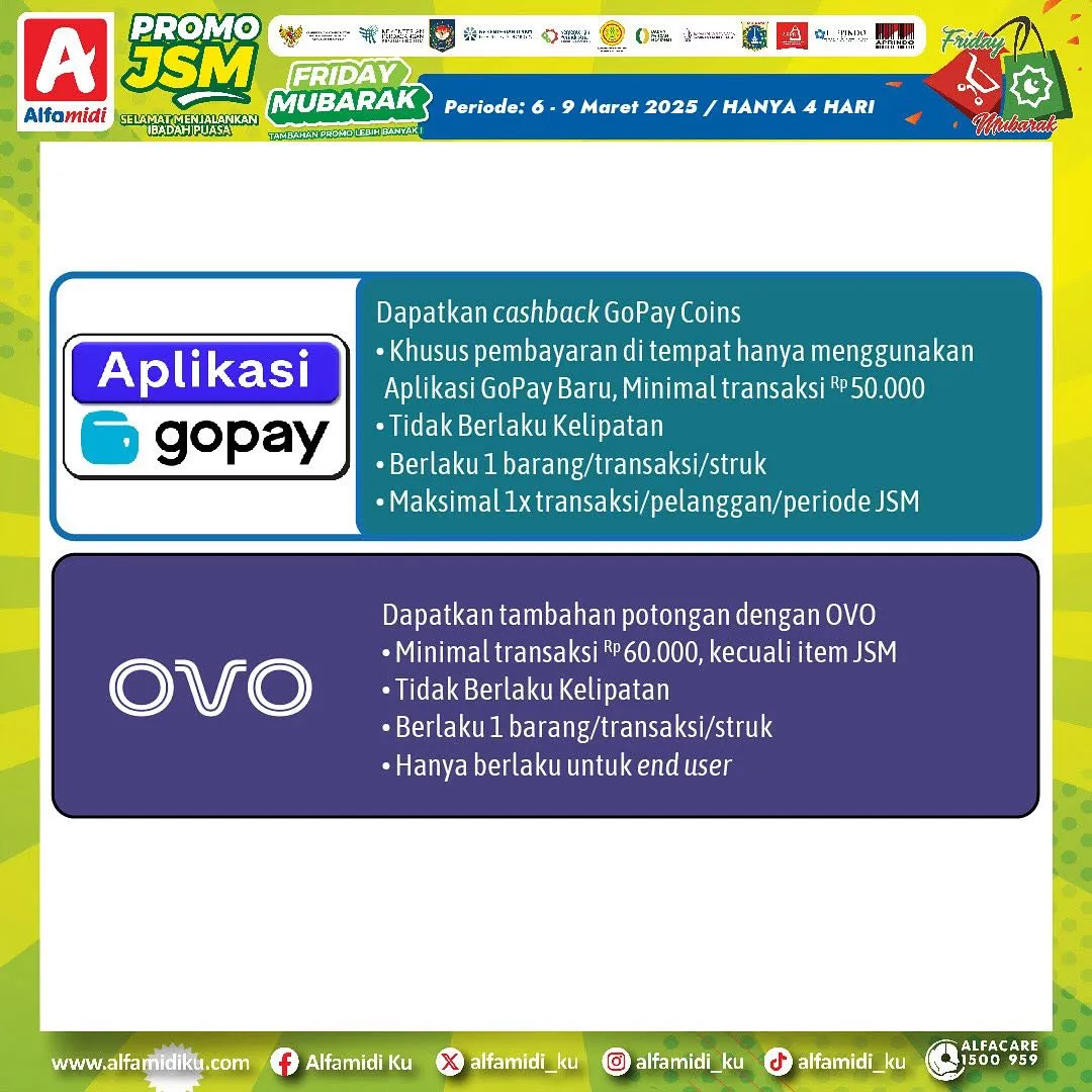 Promo JSM Alfamidi Hanya 4 Hari Periode 6-9 Maret 2025