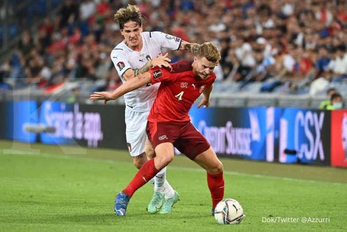 Hasil kualifikasi Piala Dunia 2022 Swiss vs Italia: La Nati tahan laju Azzurri 0-0