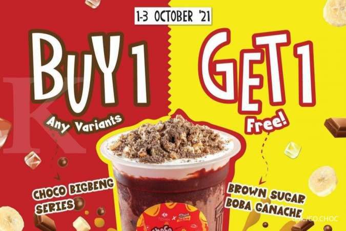Promo CO.CHOC x Drink Bengbeng 1-3 Oktober 2021, Buy 1 Get 1 Free Seluruh Indonesia