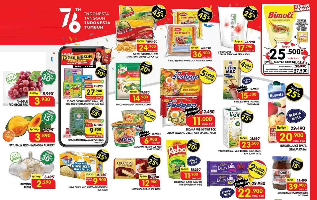 Promo Superindo Super Hemat sampai 15 Agustus 2021, diskonan weekend!
