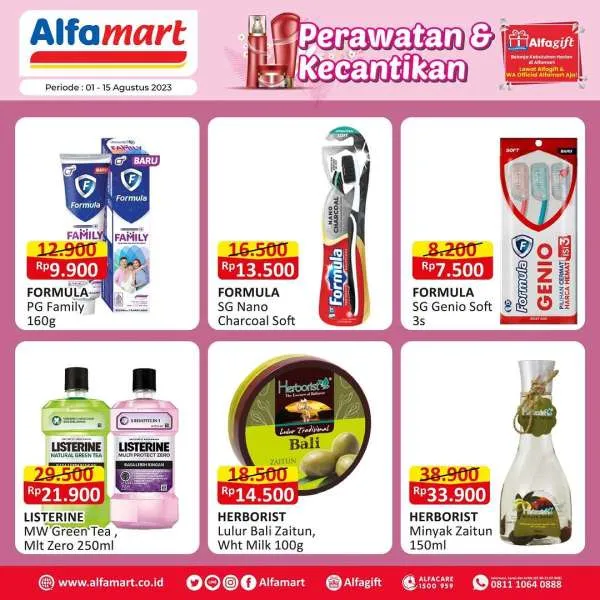 Promo Alfamart Personal Care Fair Periode 1-15 Agustus 2023