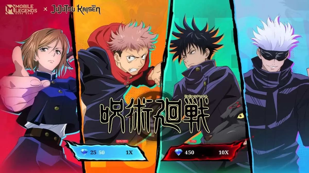 Jadwal Event MLBB X Jujutsu Kaisen, Skin Kolaborasi Tersedia Mulai 18 Februari