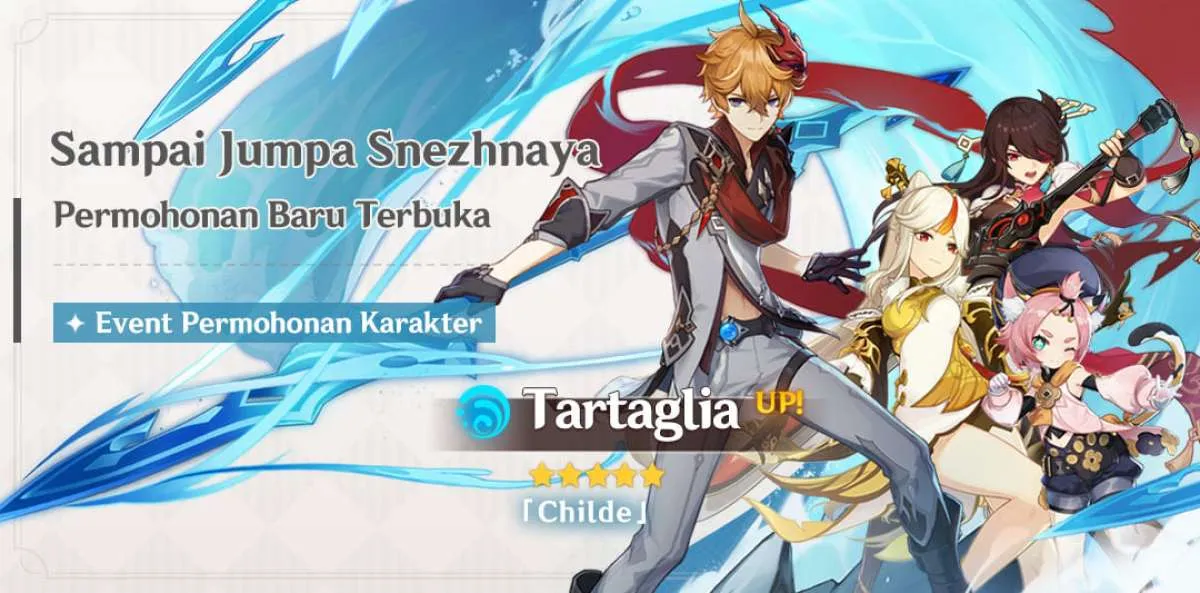 Ada Childe dan Diona, ini dia banner gacha terbaru di Genshin Impact versi 1.1