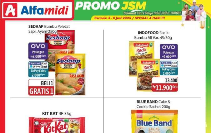 Katalog Promo JSM Alfamidi Periode 6-8 Juni 2025, Harga Spesial Idul Adha!