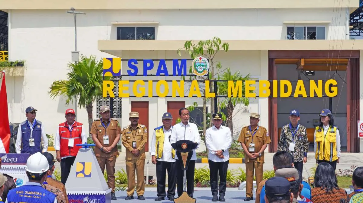 Brantas Abipraya Rampungkan Pembangunan SPAM Regional Mebidang Sumut