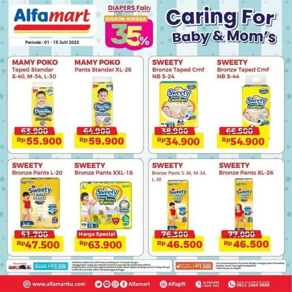 Promo Alfamart Diapers Fair Periode 1-15 Juli 2022