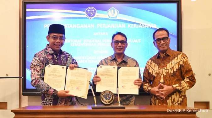 Kemenhub dan Kemenkeu Sepakati Kerja Sama Pertukaran Data Sektor Transportasi Laut