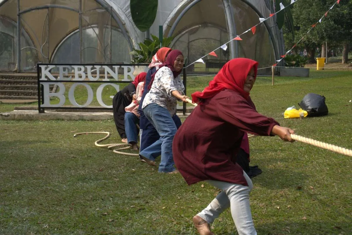 Merdeka di Tengah Hijau! Kebun Raya Bogor Gelar Lomba 17-an Sambut HUT RI ke-81