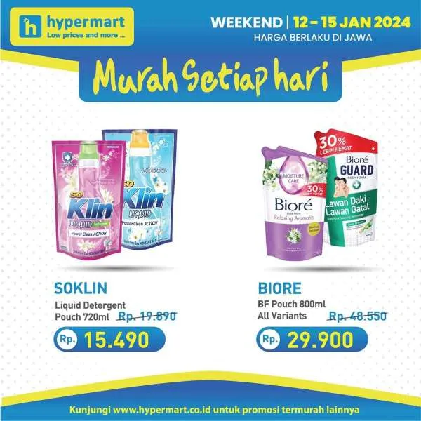 Promo JSM Hypermart Hyper Diskon Weekend Periode 12-15 Januari 2024