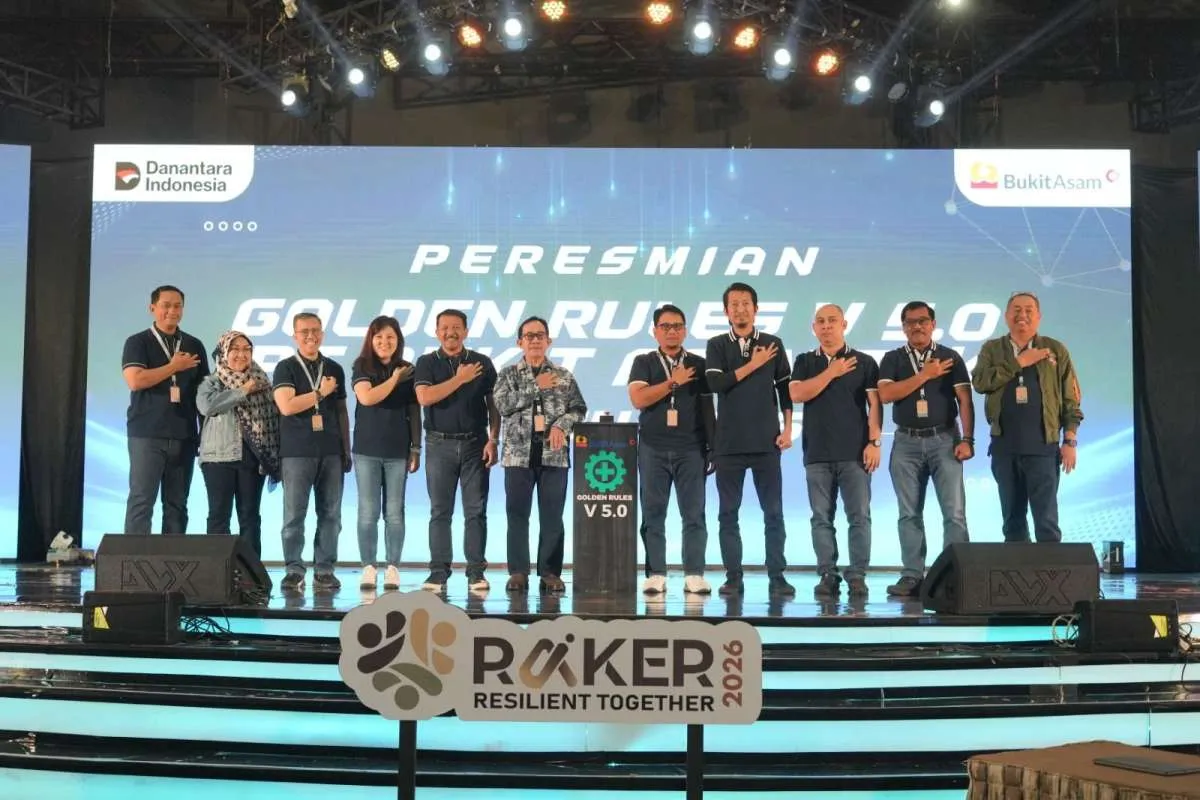 Perkuat Budaya Keselamatan Kerja, Bukit Asam Luncurkan Golden Rules Versi 5.0