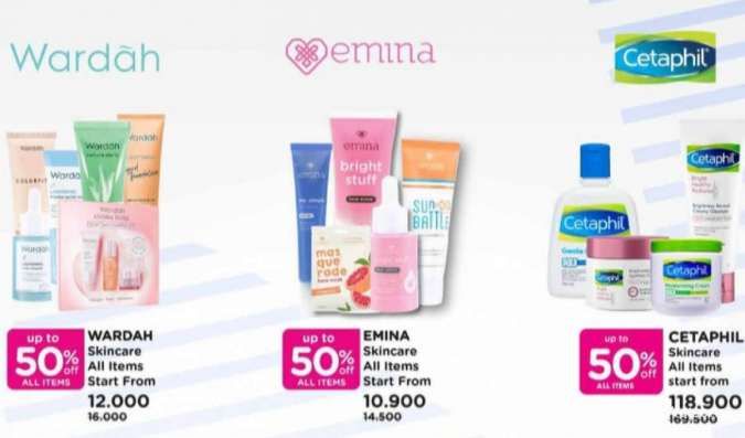 Katalog Promo Watsons Beauty Deals Diskon s/d 50% Periode 27 Januari-1 Februari 2022