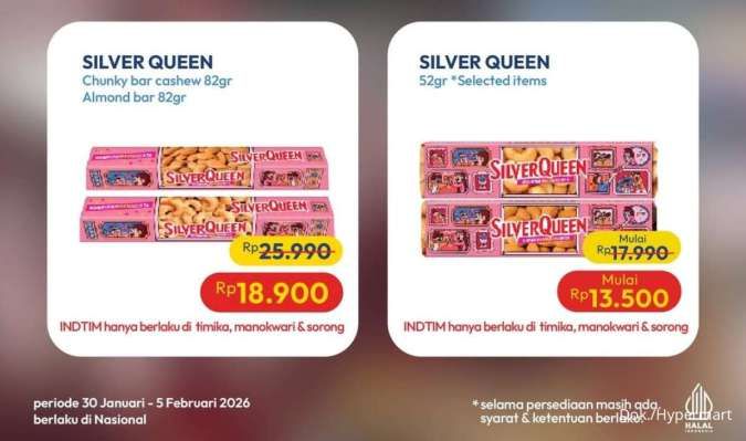 Promo Cokelat Valentine di Hypermart sampai 5 Februari 2026, Ada Beli 1 Gratis 1