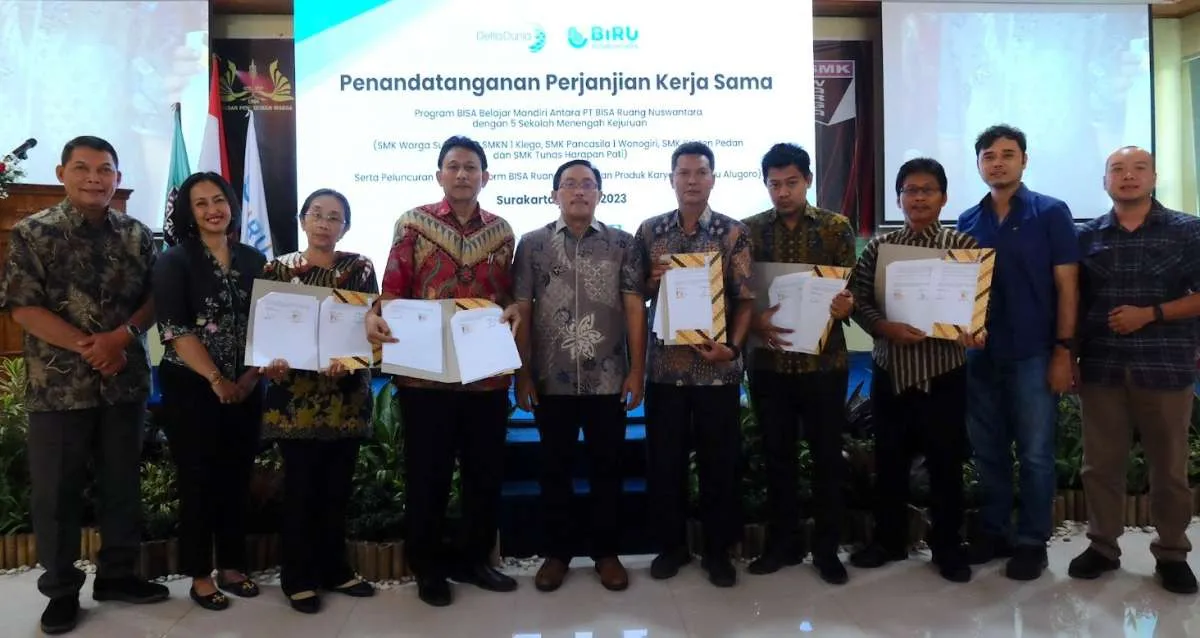 Delta Dunia Group melalui BIRU, Dukung Pemerintah Meningkatkan Keterampilan Siswa SMK