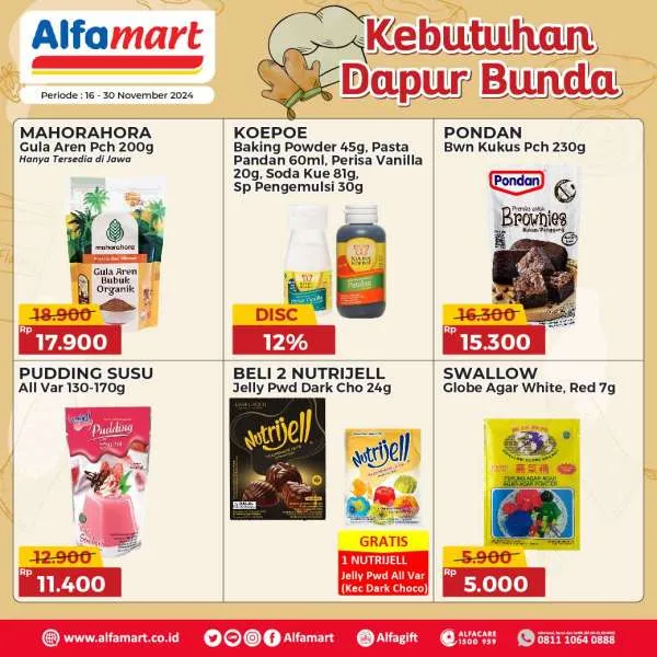Promo Alfamart Kebutuhan Dapur Periode 16-30 November 2024