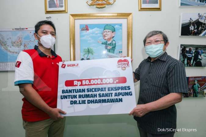 SiCepat Ekspress salurkan donasi Rp 50 juta untuk rumah sakit apung di NTB