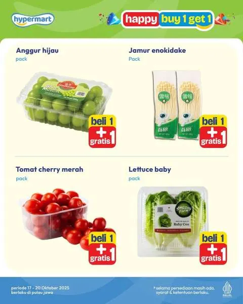 Promo JSM Hypermart Hyper Diskon Weekend Periode 17-20 Oktober 2025