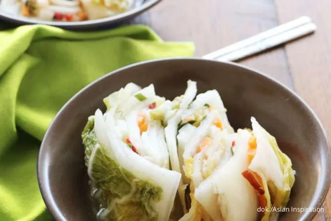 Jenis Kimchi populer: Baek Kimchi