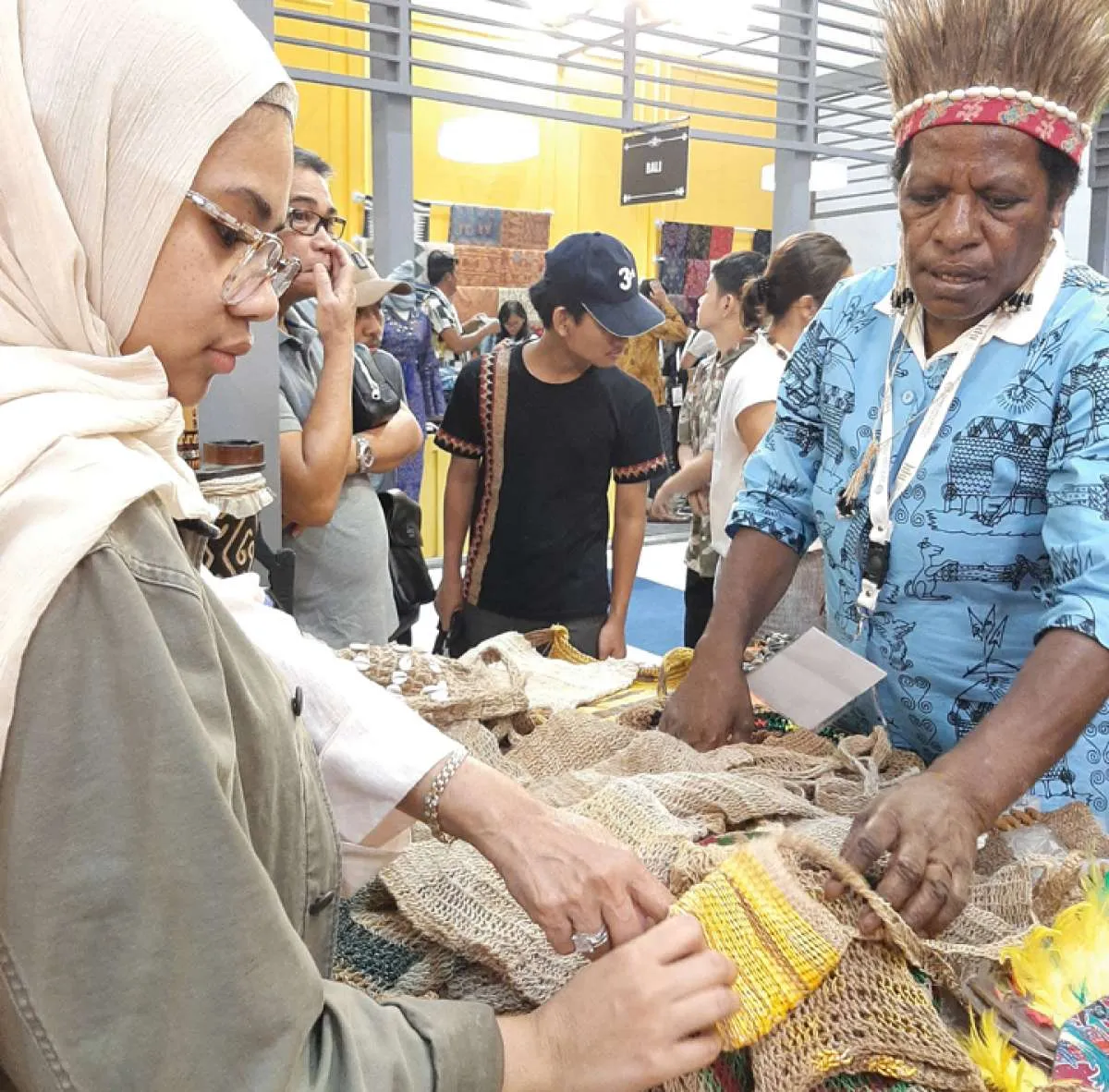 Noken, rajutan identitas masyarakat Papua