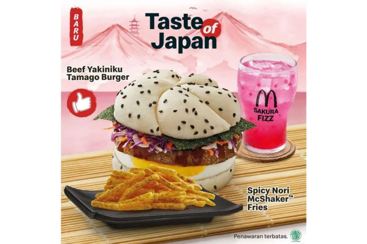 Promo McD hari ini 7 Juli 2021, bisa coba aneka menu Taste of Japan!