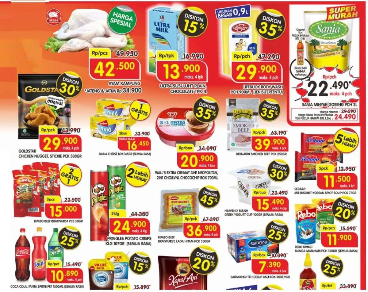 Promo Superindo 28 Oktober 2020, minyak goreng Sania Rp 22.490!