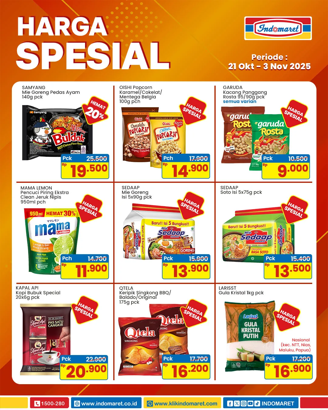 Promo Indomaret Harga Spesial Periode 21 Oktober-3 November 2025