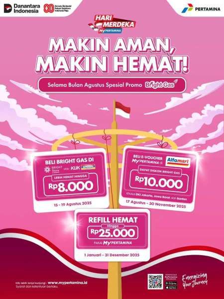 Promo Pertamina Spesial HUT ke-80 RI