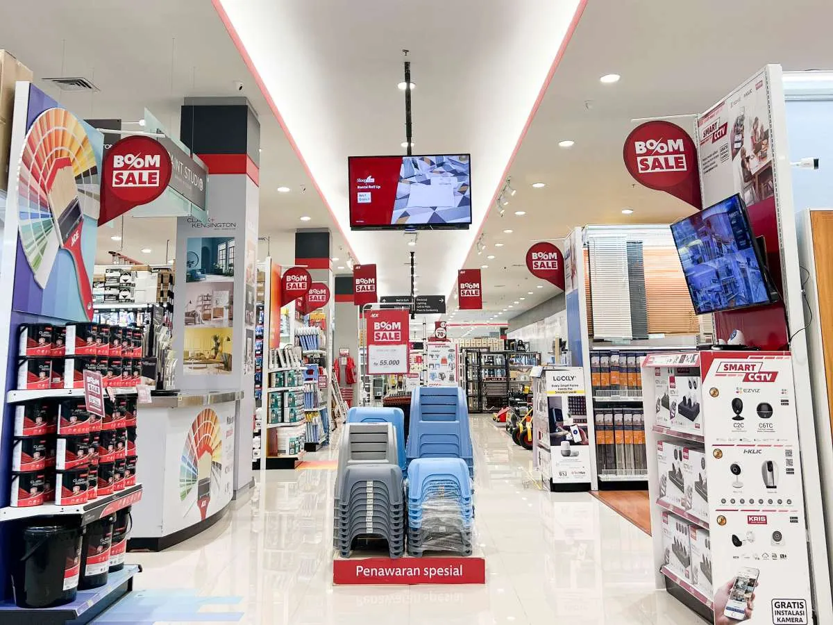 Laba Ace Hardware (ACES) Naik 24,7% Sepanjang Semester I