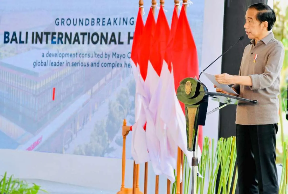 Bangun RS Internasional, Jokowi: Cegah Potensi Kehilangan Rp 97 Triliun Per Tahun