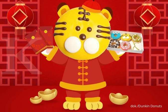 Promo Dunkin Spesial Imlek 1-4 Februari 2022, Ada 12 Donut dan 1 Minuman Rp 88.000